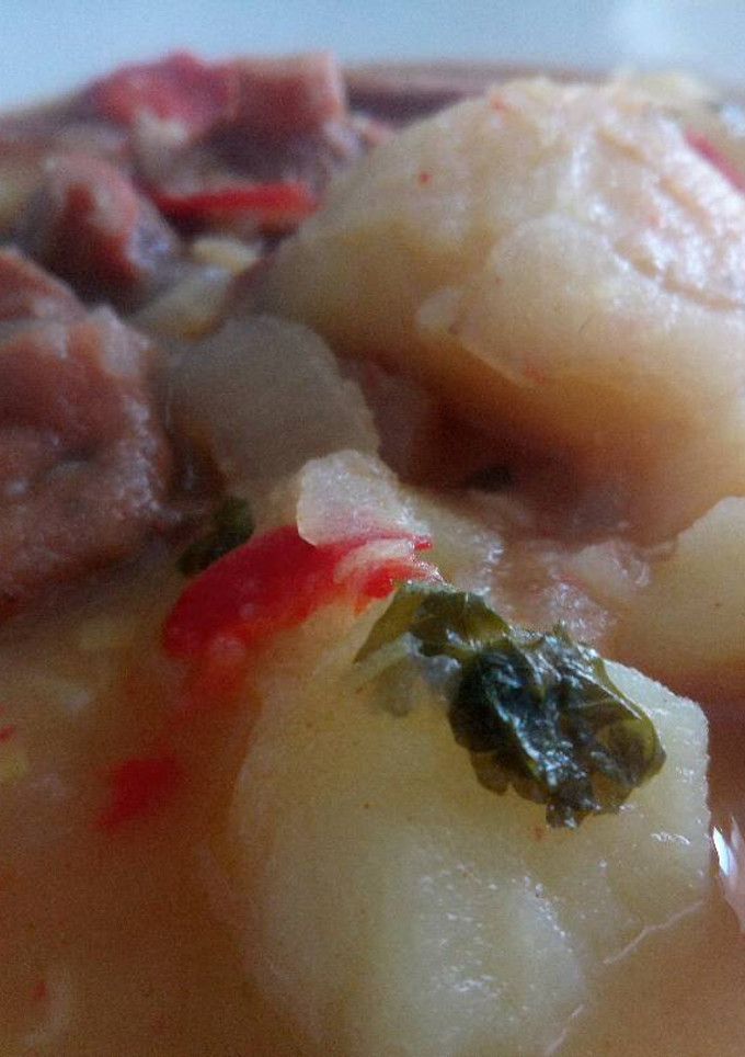 Una foto de Patatas con Níscalos (robellons o mízcalos)