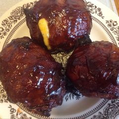 A picture of Grilled Avocado Bombs.