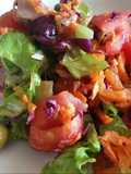 Ensalada de Tomate, Col roja (Lombarda) y Zanahorias