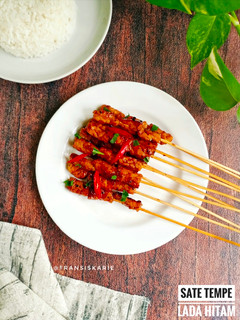 Foto resep Sate Tempe Lada Hitam