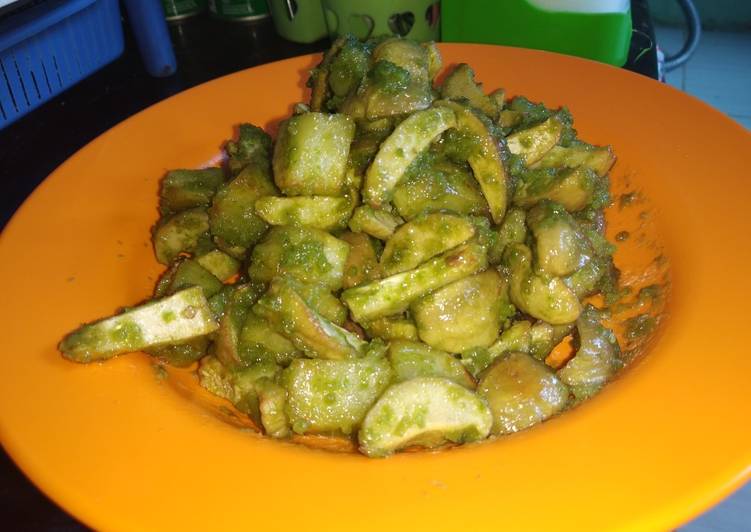 Jengkol kentang sambal ijo