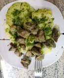 Carne de cerdo con papas