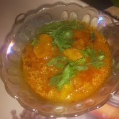 A picture of Gram flour curry.
