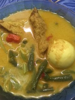 Foto resep Sayur kuning kacang panjang, labusiam plus tahu telor