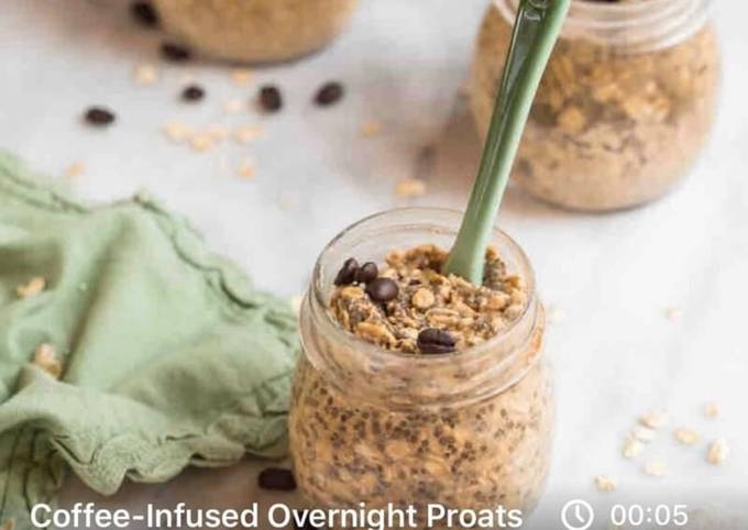 Coffee-Infused Overnight Proats