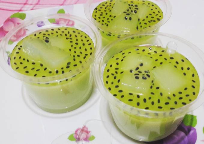 Silky puding melon