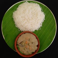 A picture of String hopper/ Idiyappam.