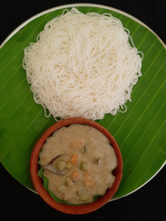 A picture of String hopper/ Idiyappam.