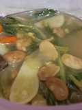 Tumis daun lobak tauco