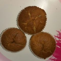 A picture of Banana cupcakes#cupcake challenge.