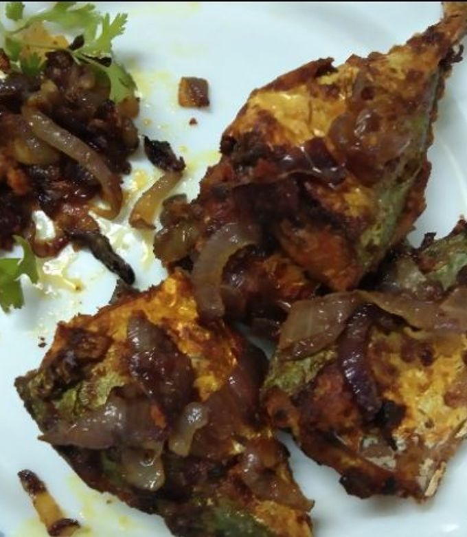 A picture of Bengali Style Fish Fry With Air Fryer.
