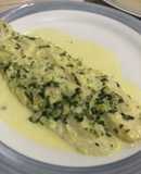 Filete de pescado con coco