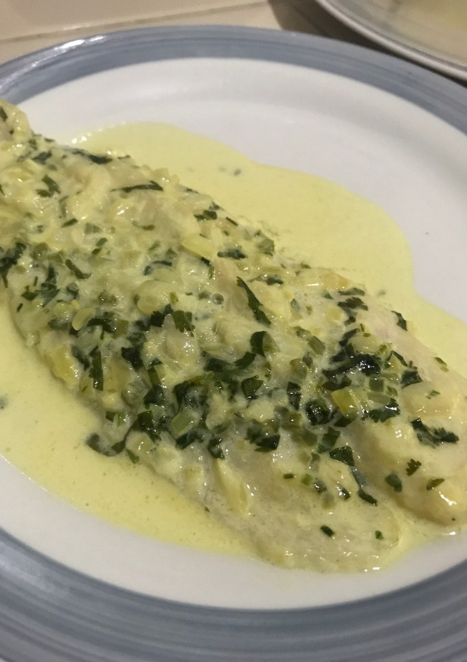 Una foto de Filete de pescado con coco