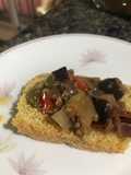 Caponata al horno (nueva receta de berenjenas para mi)