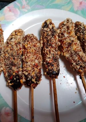 Foto resep Es kulkul pisang coklat kacang