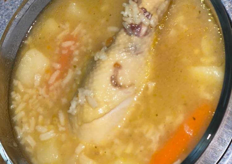 Simple Way to Make Quick Caldo De Pollo (Chicken Soup)