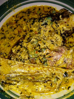 A picture of Egusi soup.