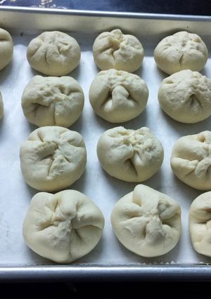 Hình của món Bánh bao nhân chảy.