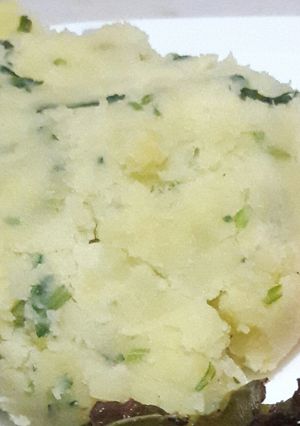 A picture of Mashed potatoes #localfoodcontest_kisumu.