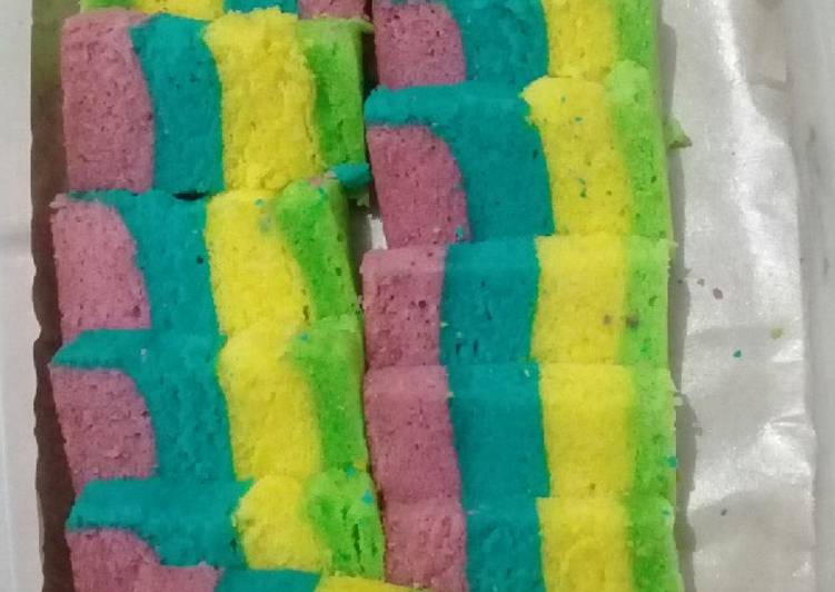 Bolu kukus warna warni#berburucelemekemas