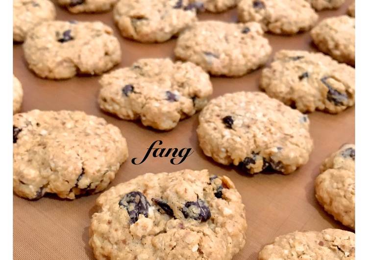 Resep Oatmeal Raisin and Chocochips Cookies Anti Gagal