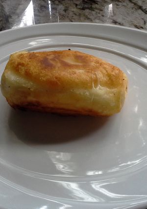 Una foto de Muchin de yuca con muzzarella