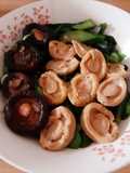 Ca kailan abalone shitake #531