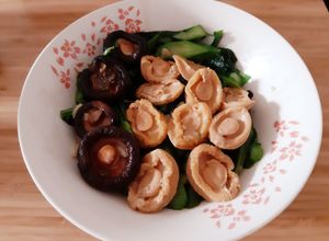 Foto resep Ca kailan abalone shitake #531