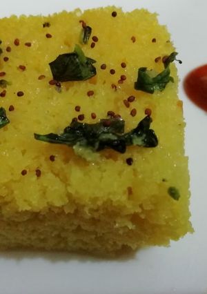 A picture of Dhokla.