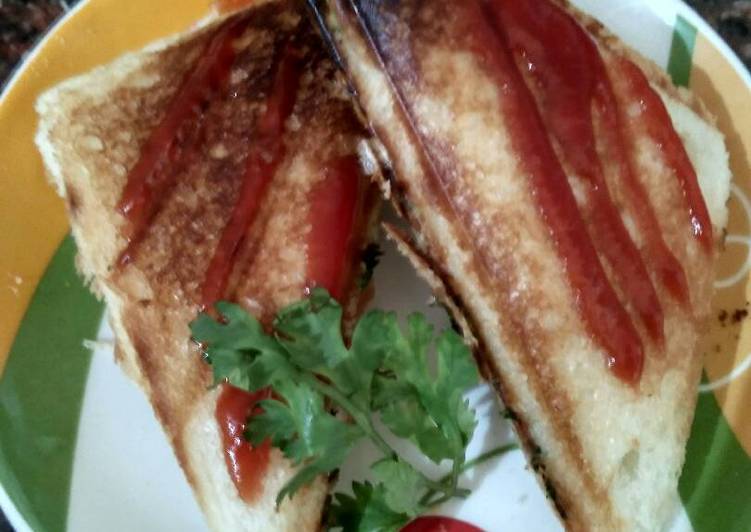 Recipe of Ultimate Malai sandwich