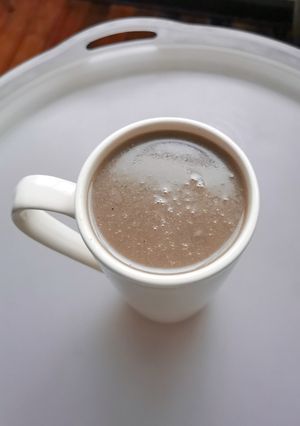 Una foto de Atole de masa