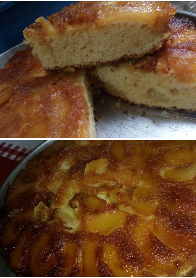 Una foto de Torta invertida de manzana, súper fácil