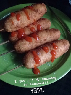 Foto resep Corndog Sosis ala rumahan