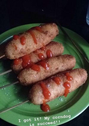 Foto resep Corndog Sosis ala rumahan