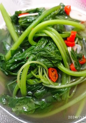 Foto resep Sayur Bayam bening praktis