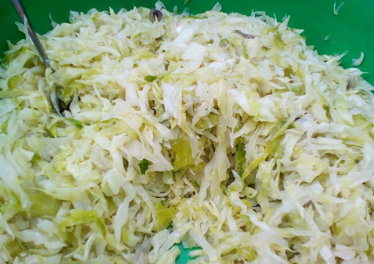 Recipe of Super Quick Homemade Steamed cabbage