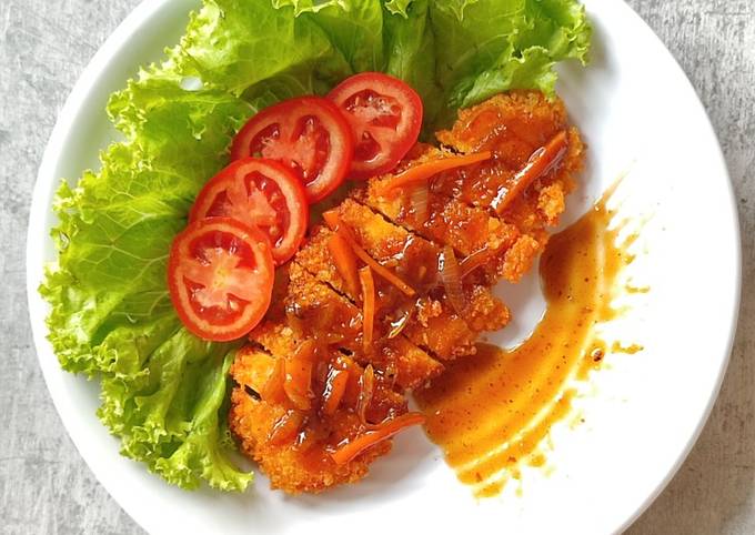 Resep Chicken Katsu Teriyaki, Enak Banget