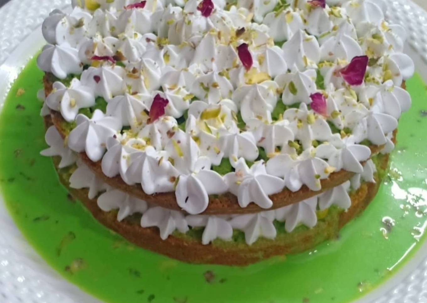 Pistachio Milk Cake