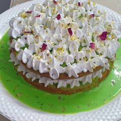 A picture of Pistachio Milk Cake.
