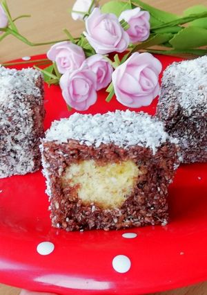 Kókusz kocka 🥥 recept fotója