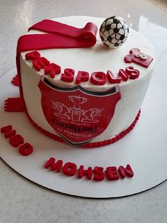 عکسی از دستور کیک با تم پرسپولیس