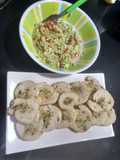 Guacamole con tostadas saborizadas