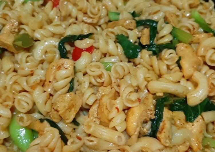 Indian style pasta