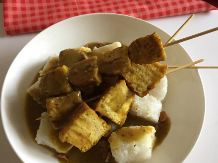 Resep: Sate Tahu&amp;amp;Tempe Bumbu Sate Padang Praktis