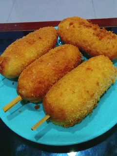 Foto resep Corn dog sosis mozzarella (KW)