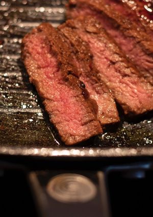 A picture of Perfect Asian style steak 🥩.