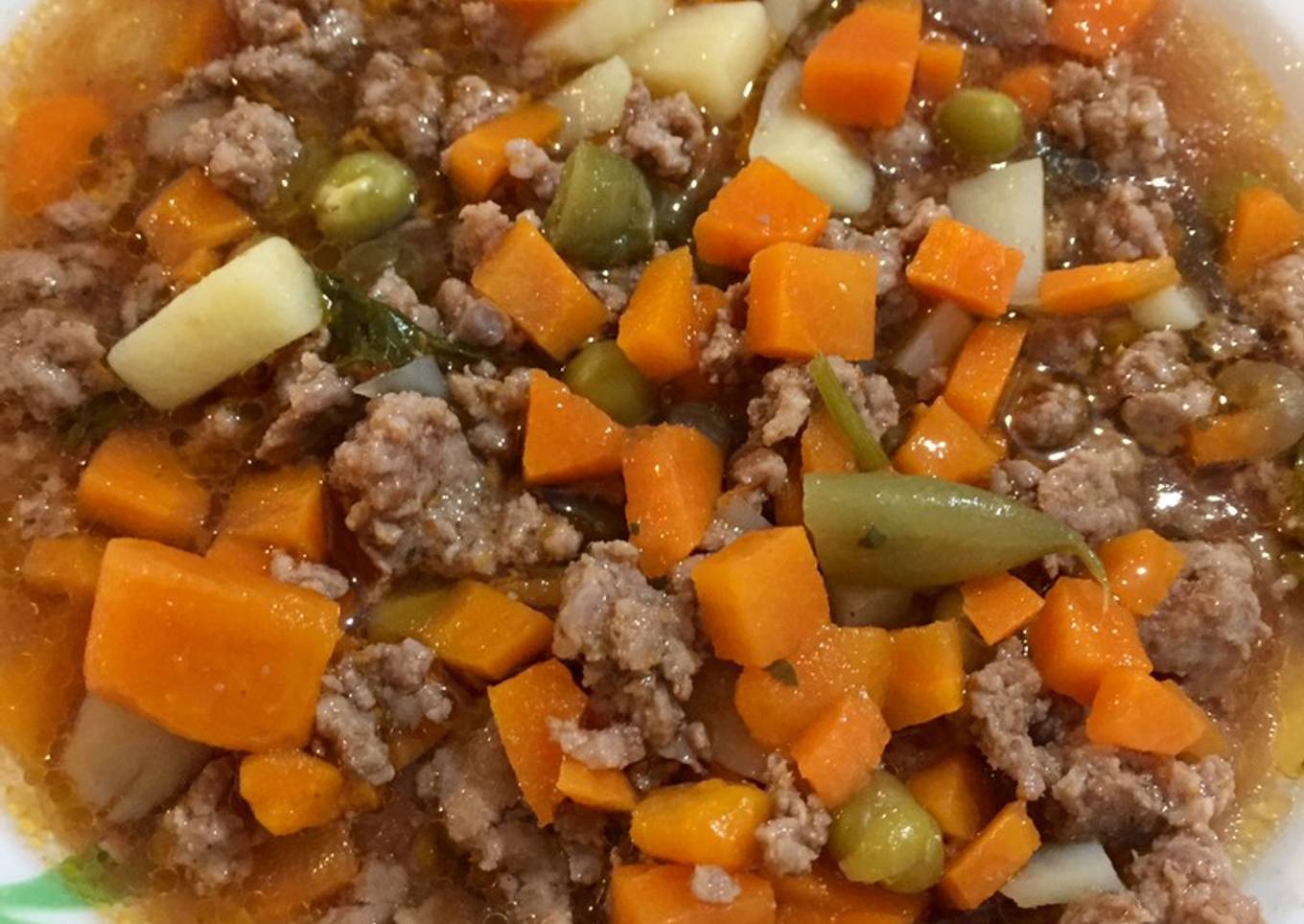 Picadillo de carne de res 😋