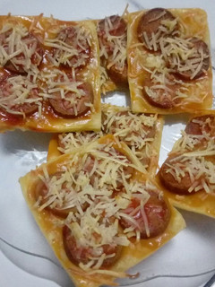 Foto resep Pastry pizza simple