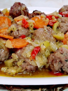 Una foto de Albóndigas a la cerveza