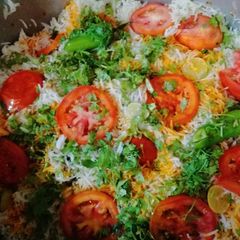 A picture of Sindhi biryani.